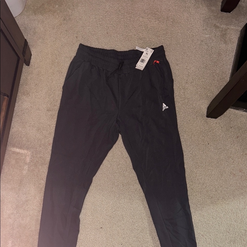 Adidas Black Jogger Pants